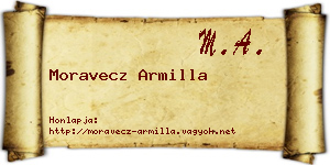 Moravecz Armilla névjegykártya